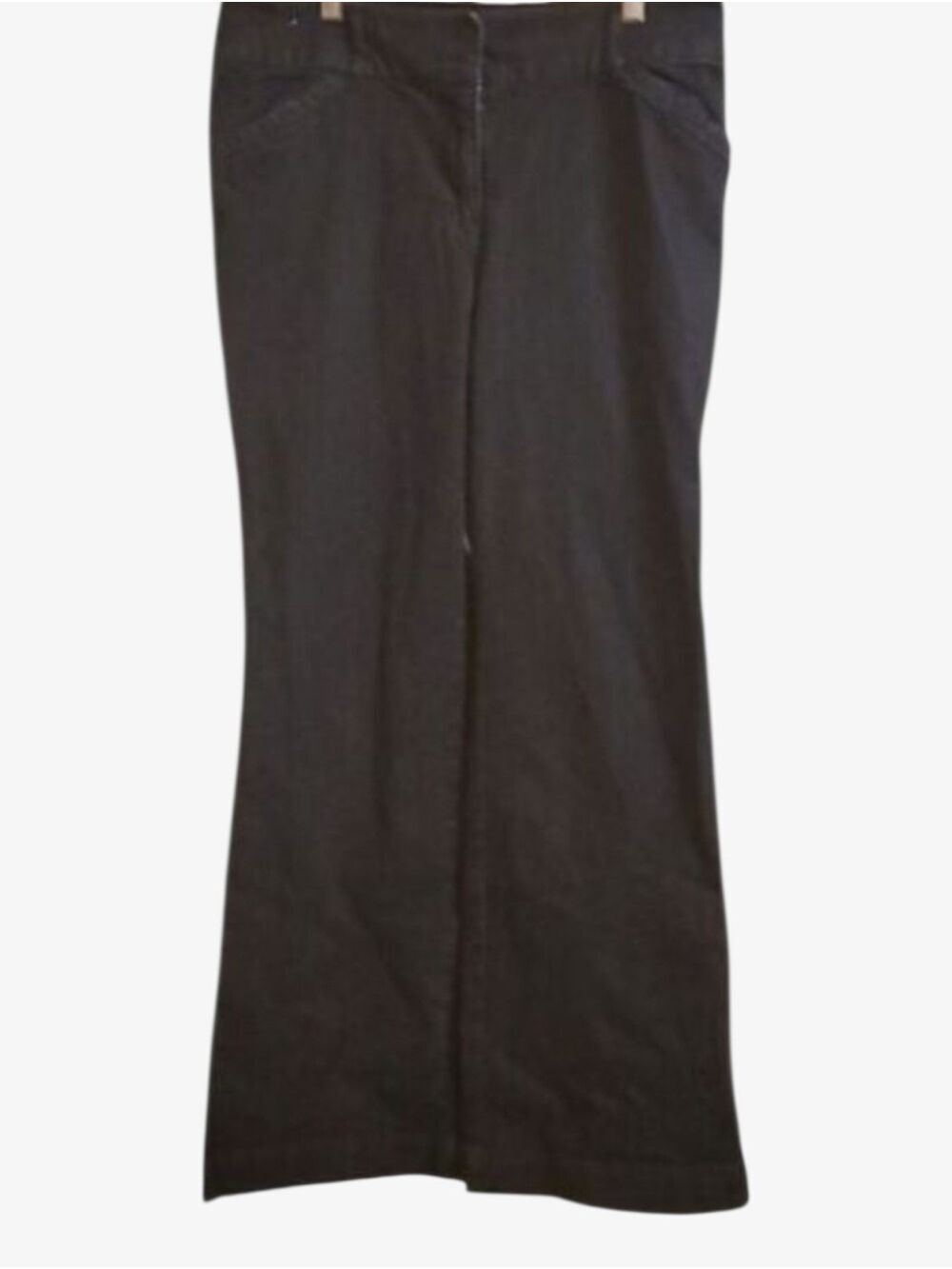 Dana BUCHMAN trousers Jeans Womens Size 12 Blue Wide Leg Trouser